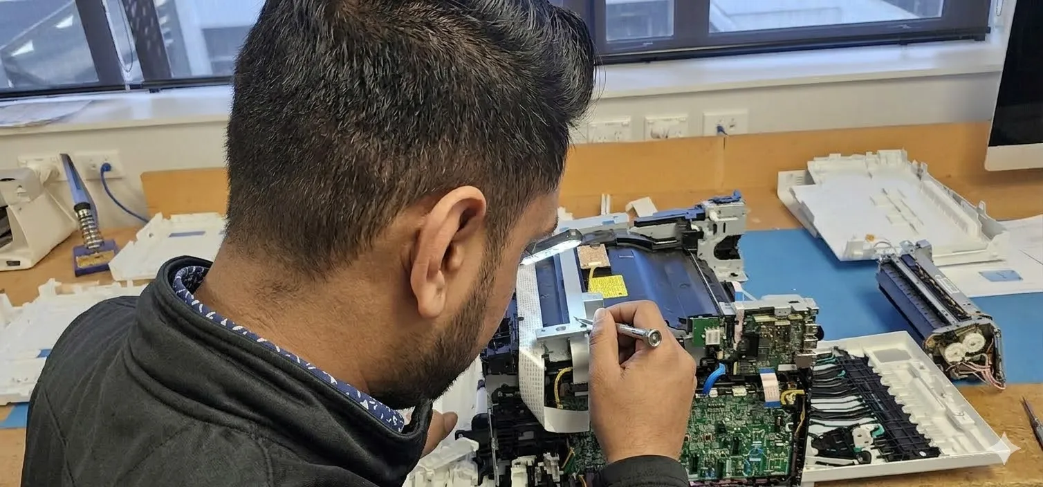 FernByte technician providing hands-on IT support